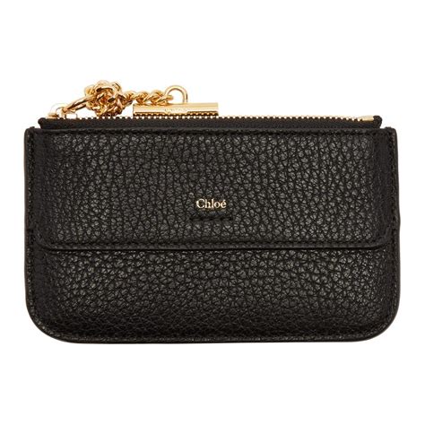 chloe drew card holder|chloe credit card holder.